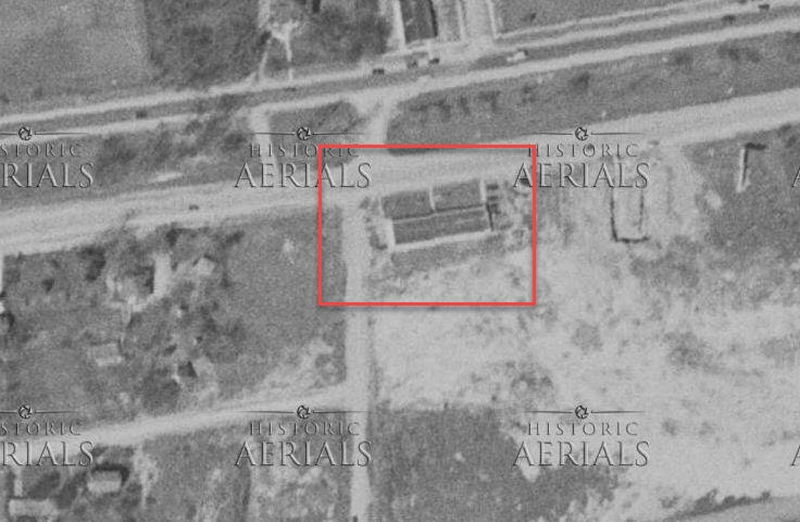 Club Motel (Pullman Tourist Court) - 1951 Aerial